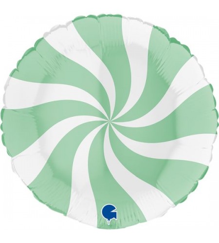 BALÃO METALIZADO VERDE PASTEL CANDY